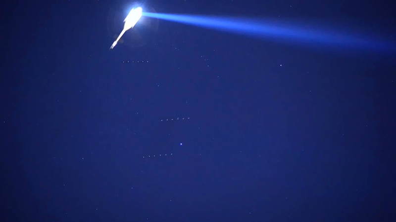 3-01-2014 Helicopter and UFO Flyby composite frame